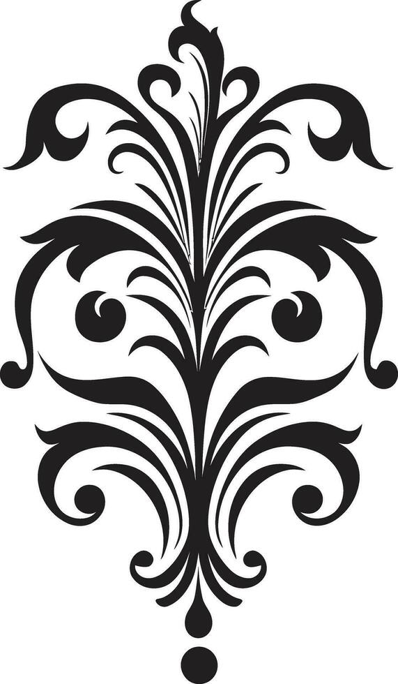 pétales symphonie floral élément logo capricieux fleurit vecteur emblème icône