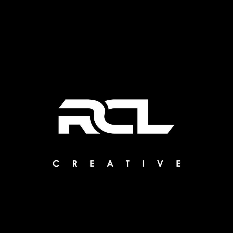 RCL lettre initiale logo conception modèle vecteur illustration