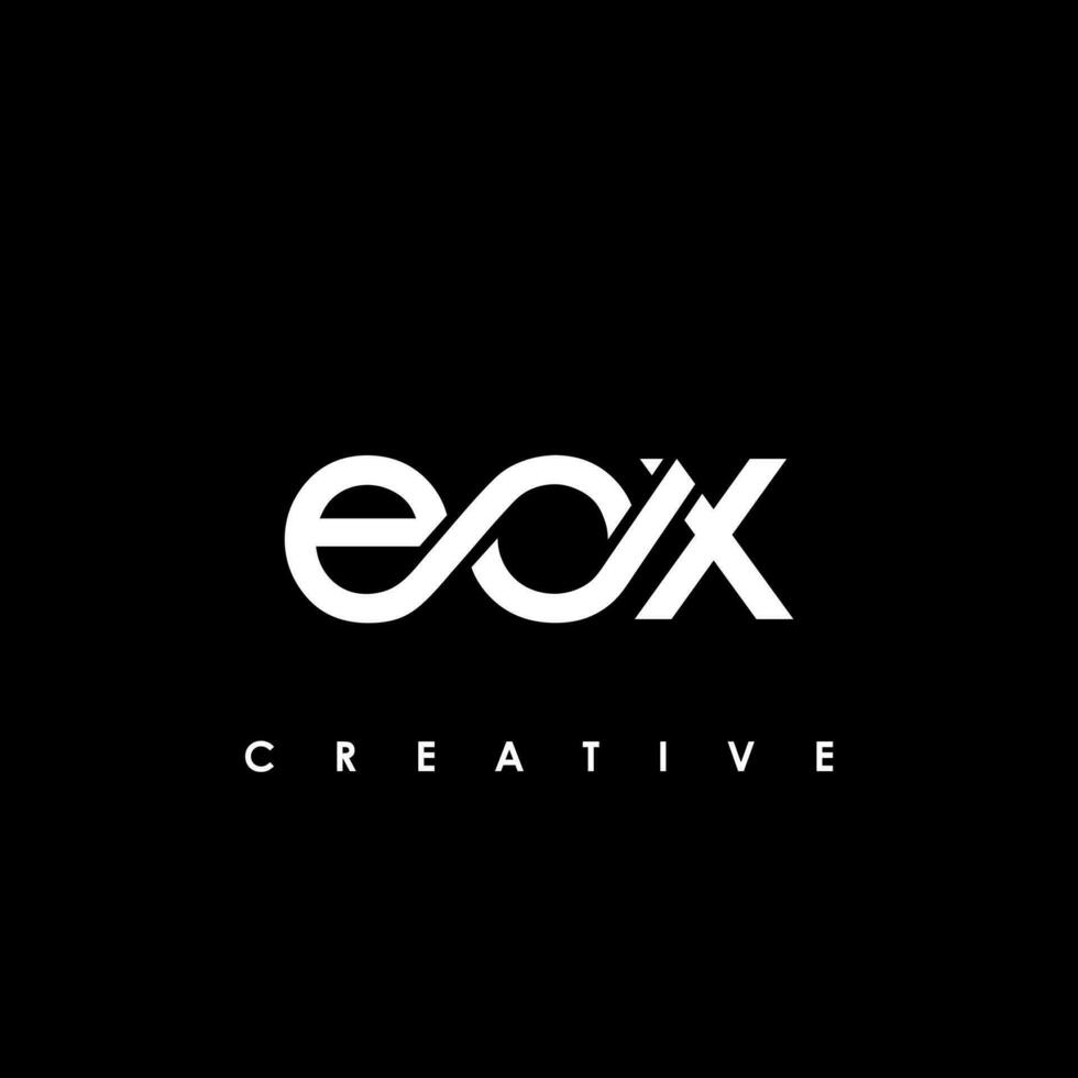 eox lettre initiale logo conception modèle vecteur illustration
