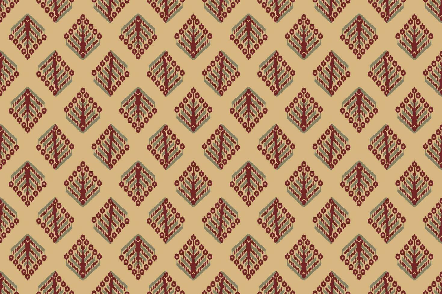 ikat tribal Indien sans couture modèle. ethnique aztèque en tissu tapis mandala ornement originaire de boho chevron textile.géométrique africain américain Oriental traditionnel vecteur illustrations. broderie style