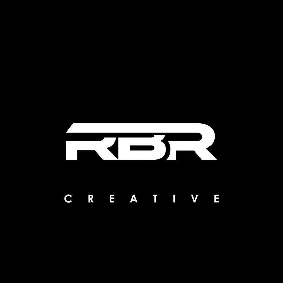 RBR lettre initiale logo conception modèle vecteur illustration