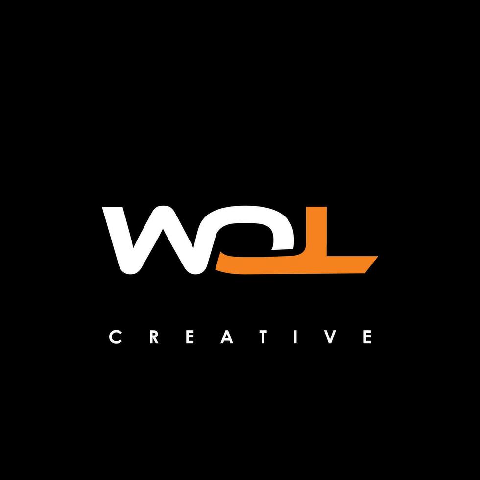 wol lettre initiale logo conception modèle vecteur illustration