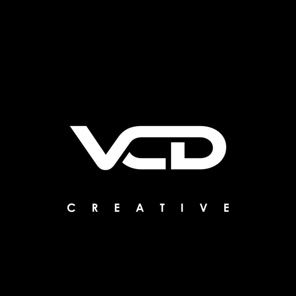 VCD lettre initiale logo conception modèle vecteur illustration