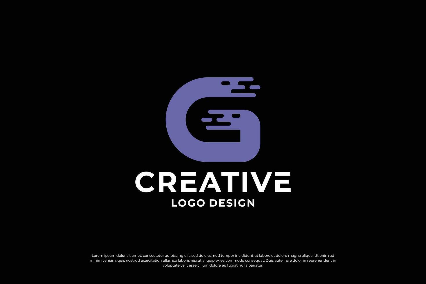 lettre g logo conception. Créatif initiale lettre g logo. lettre g symbole, lettre g entreprise. vecteur