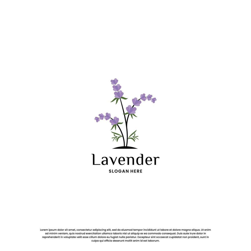 lavande logo conception pour votre affaires vecteur