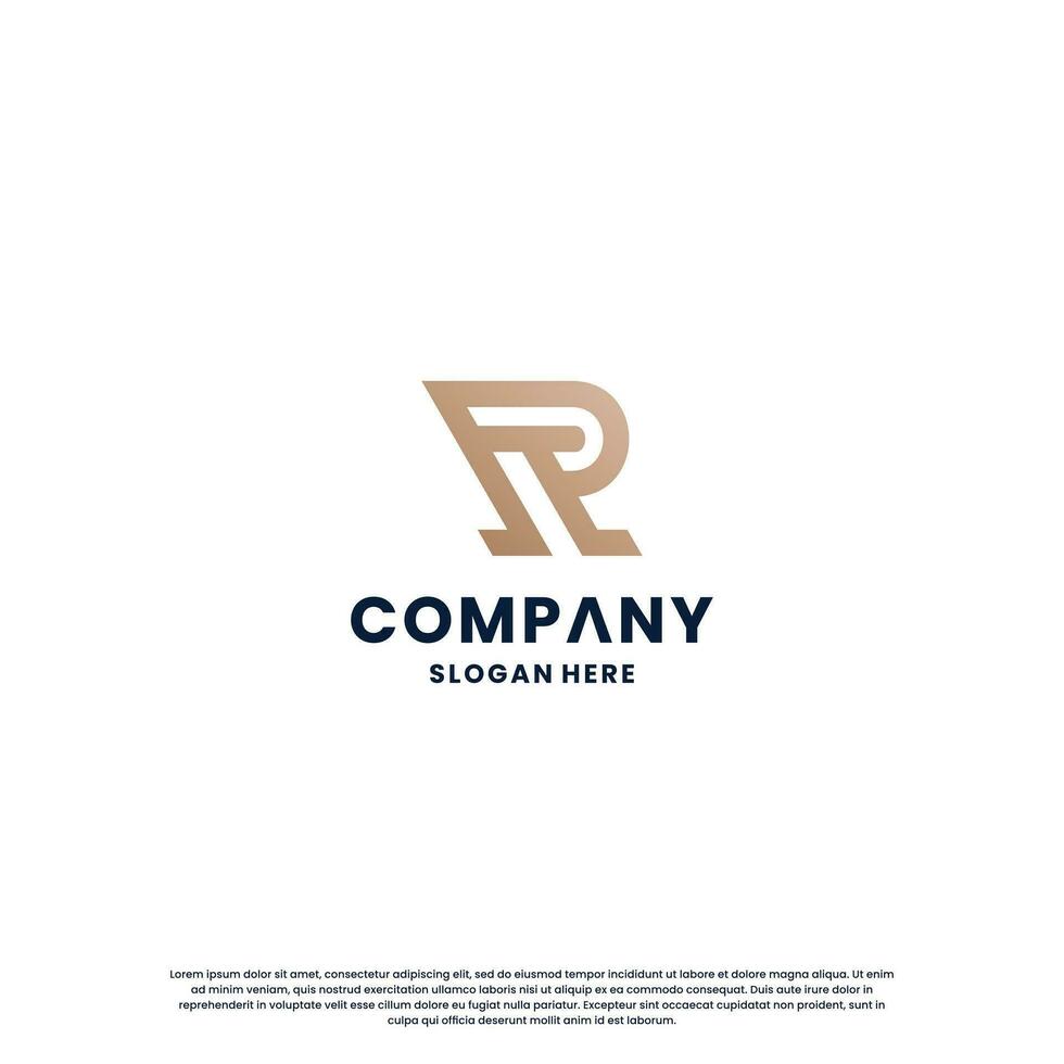 Créatif lettre r logo conception monogramme pour votre affaires vecteur