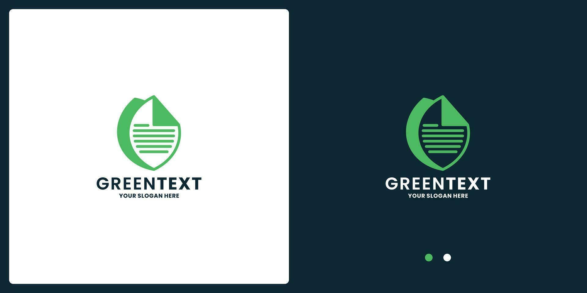 vert texte moderne logo conception inspiration vecteur