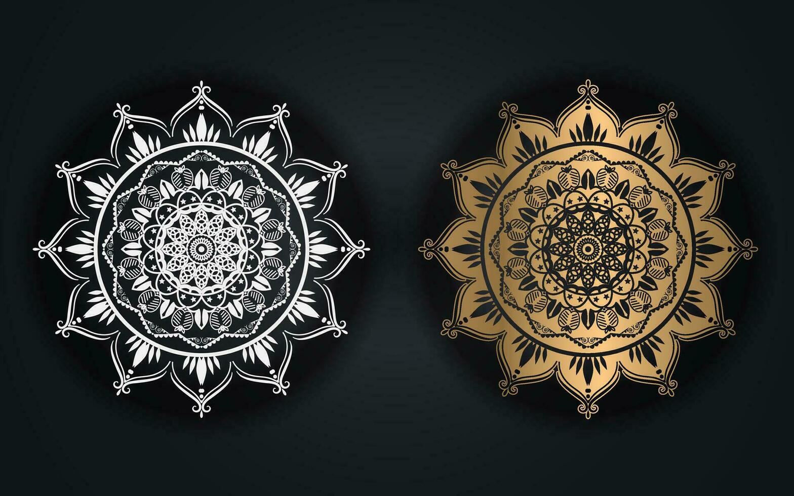 luxe Créatif islamique mandala Contexte conception ou circulaire modèle dans forme de mandala pour henné, Mehndi, tatouage, décoration. décoratif ornement dans ethnique Oriental style. coloration livre page. vecteur