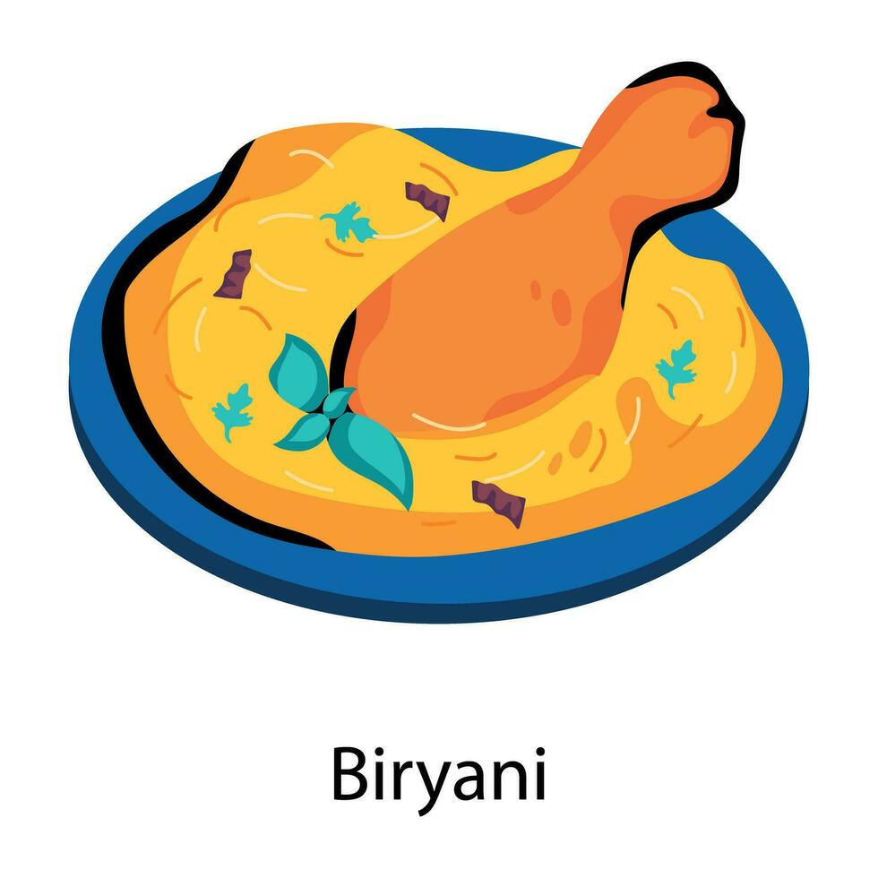 branché biryani concepts vecteur