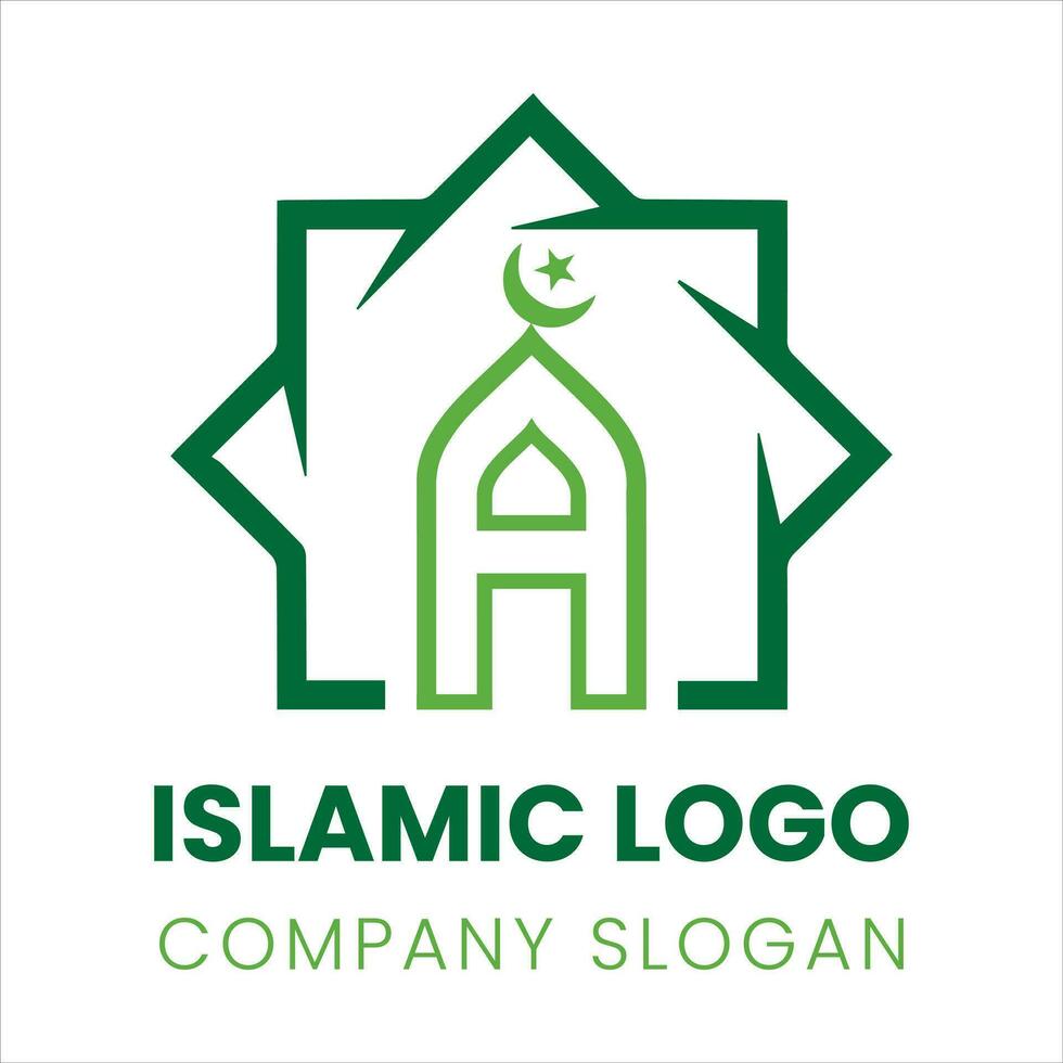 islamique logo conception vecteur