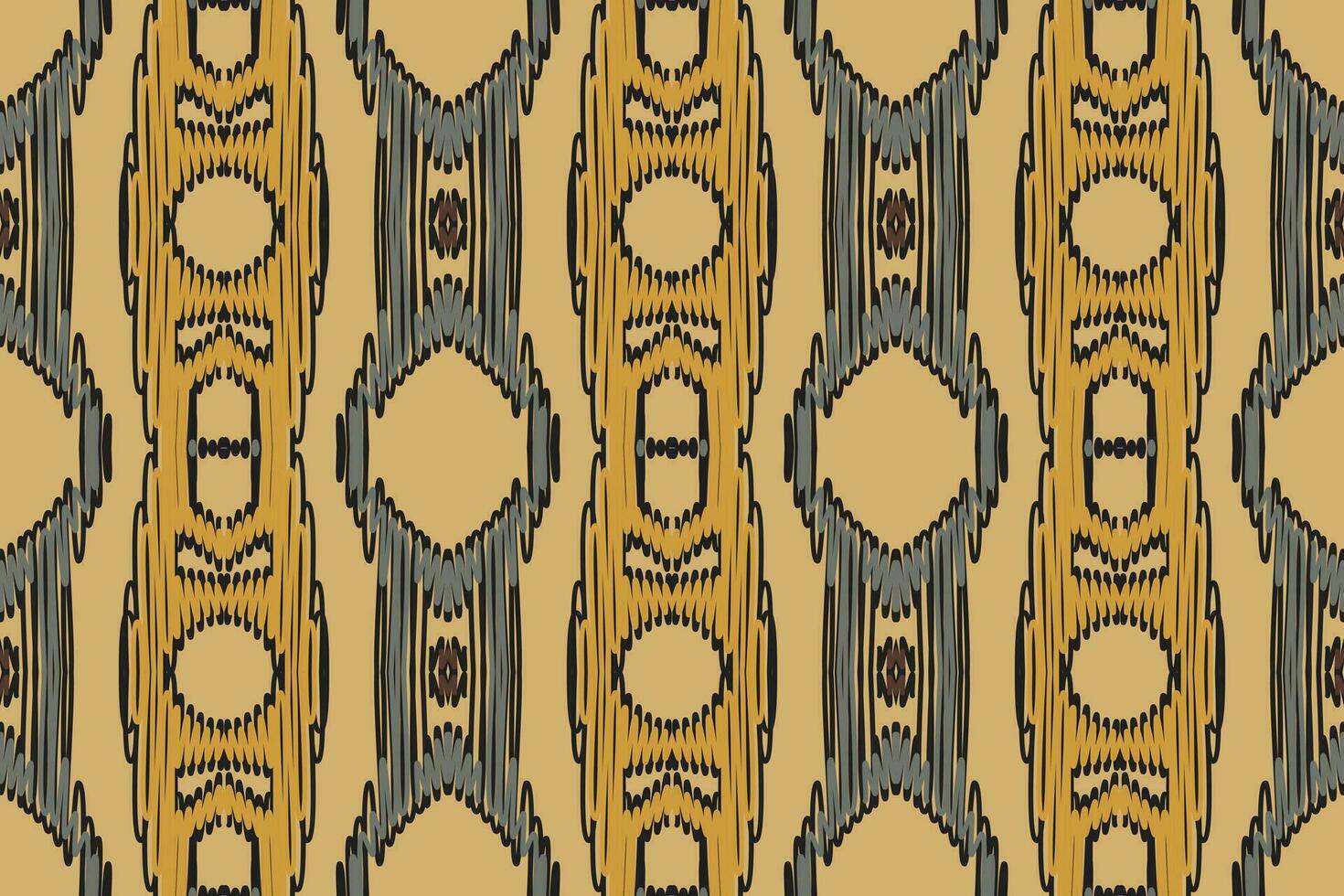 baroque modèle sans couture originaire de Américain, motif broderie, ikat broderie vecteur conception pour impression scandinave modèle sari ethnique Nativité gitan modèle