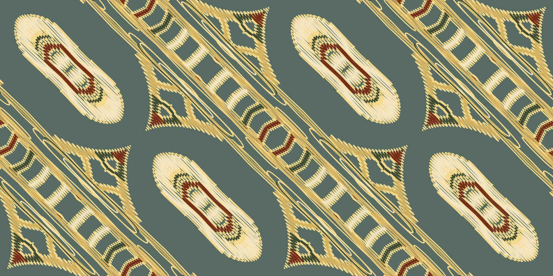 motif folklore modèle sans couture australien Aborigène modèle motif broderie, ikat broderie vecteur conception pour impression égyptien hiéroglyphes Tibétain géo modèle