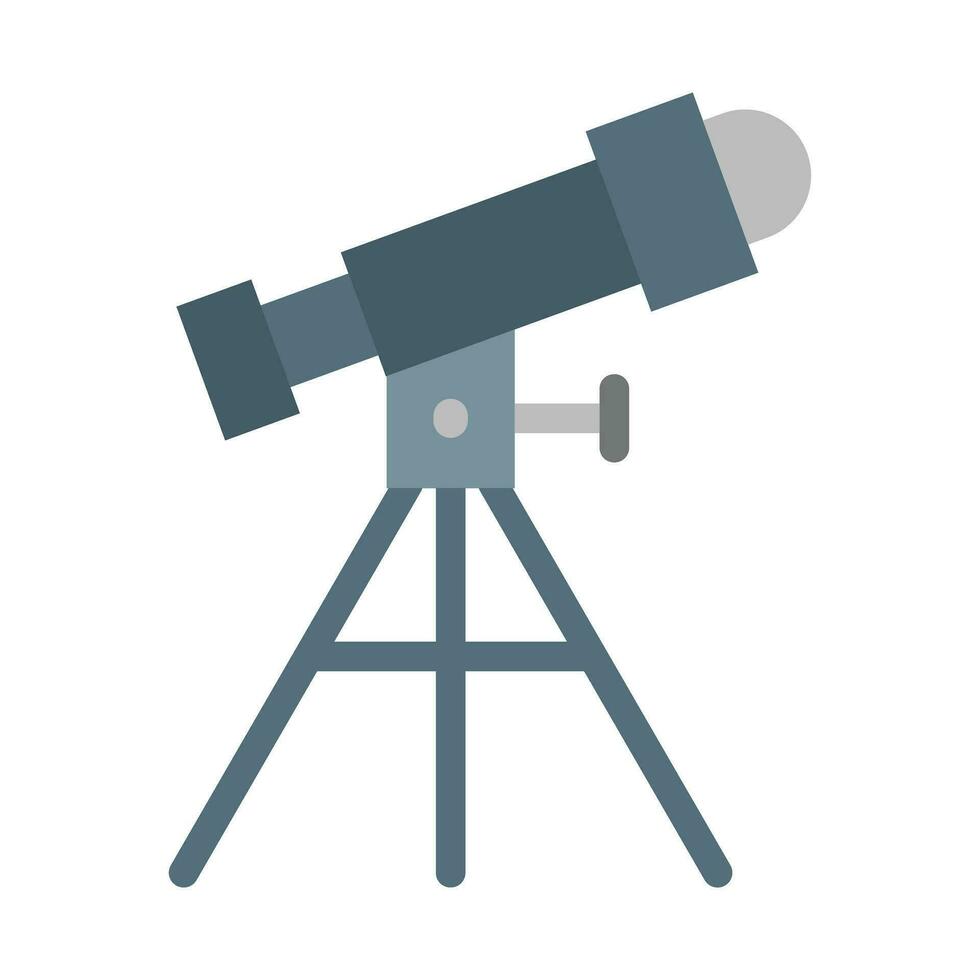 télescope vecteur plat icône pour personnel et commercial utiliser.