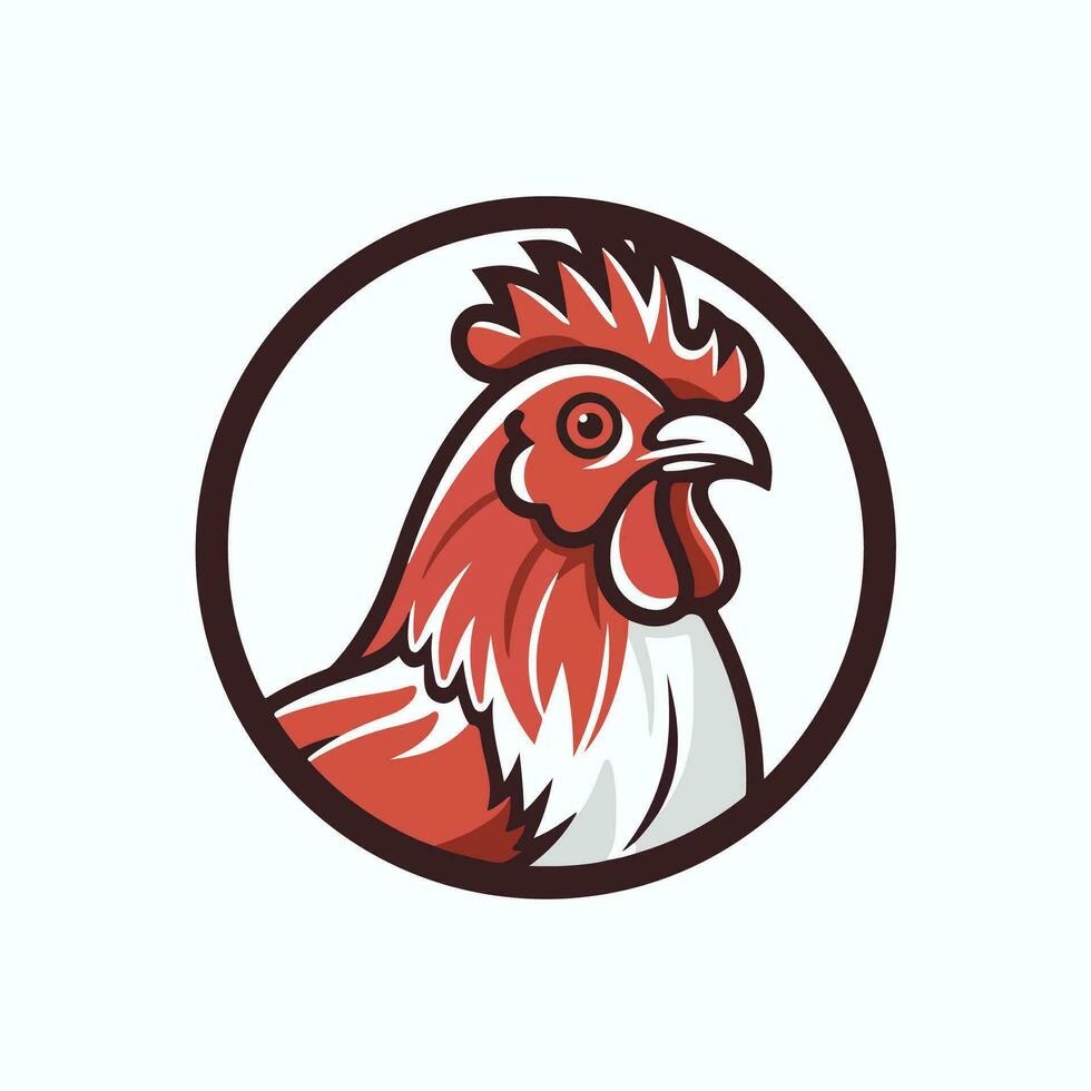 poulet vecteur logo