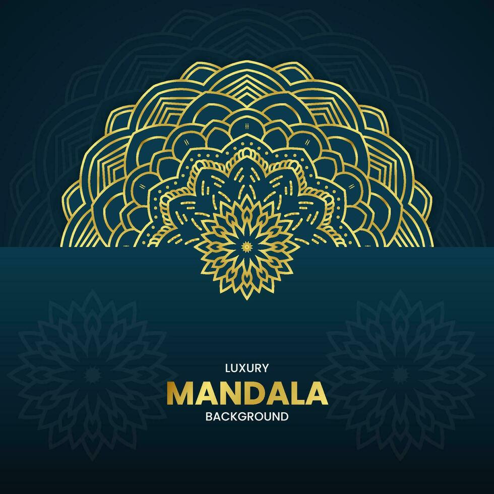 Nouveau luxe mandala Contexte modèle .mandala art conception modèle vecteur