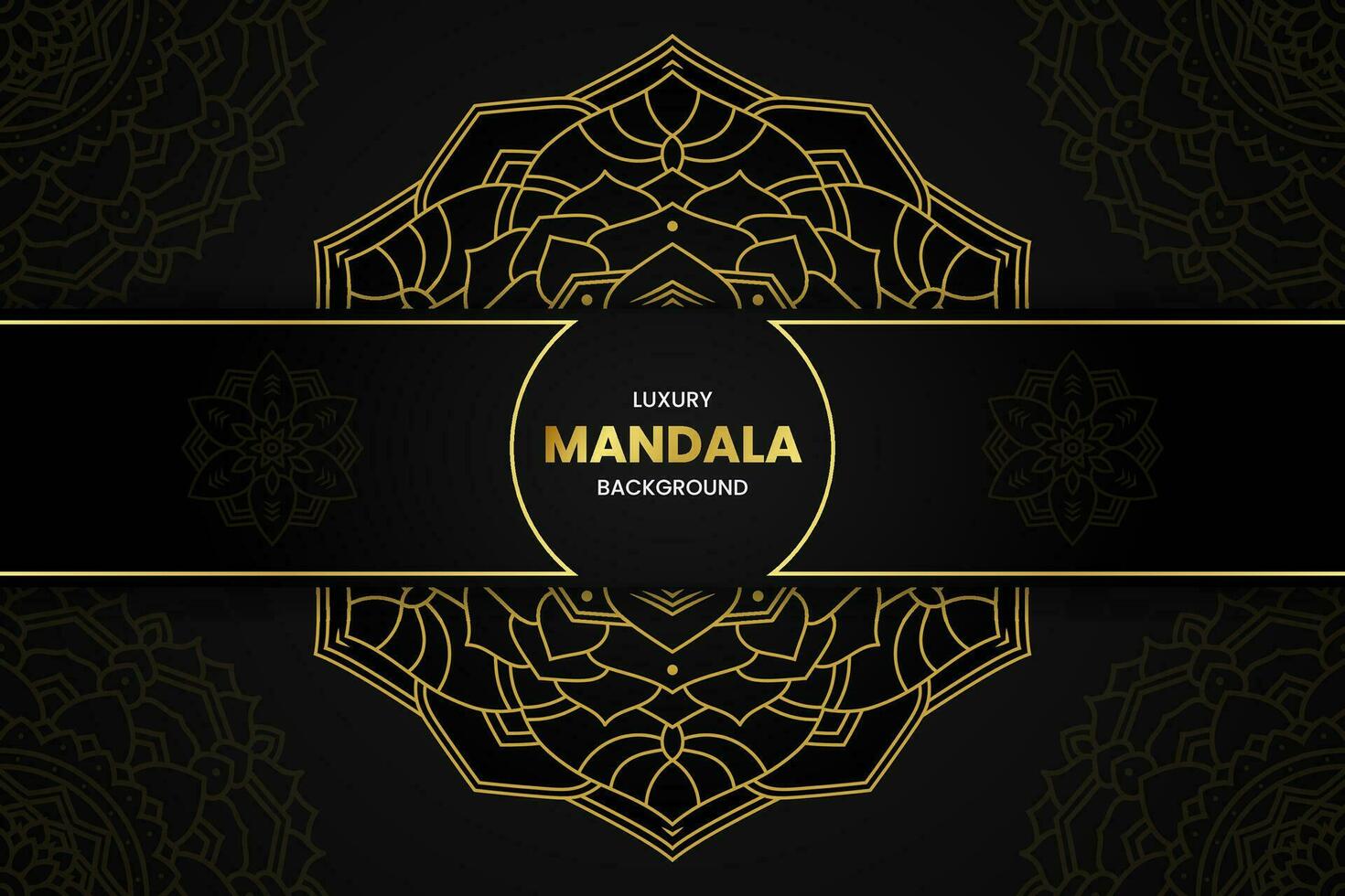 Nouveau luxe mandala Contexte modèle .mandala art conception modèle vecteur