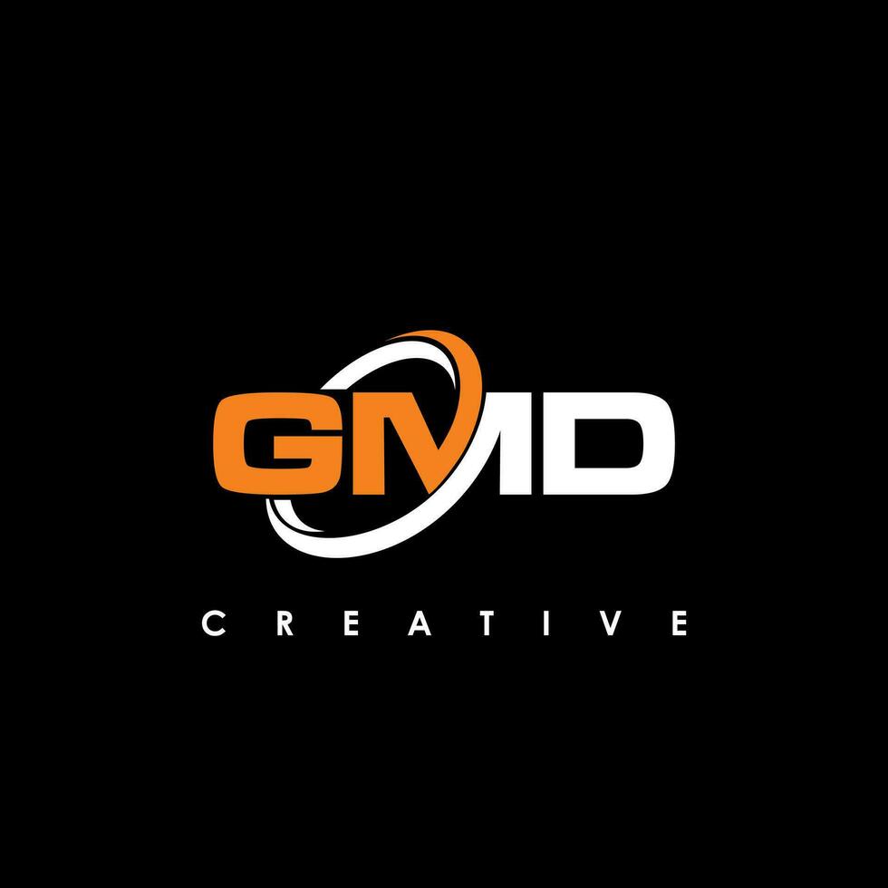 gmd lettre initiale logo conception modèle vecteur illustration