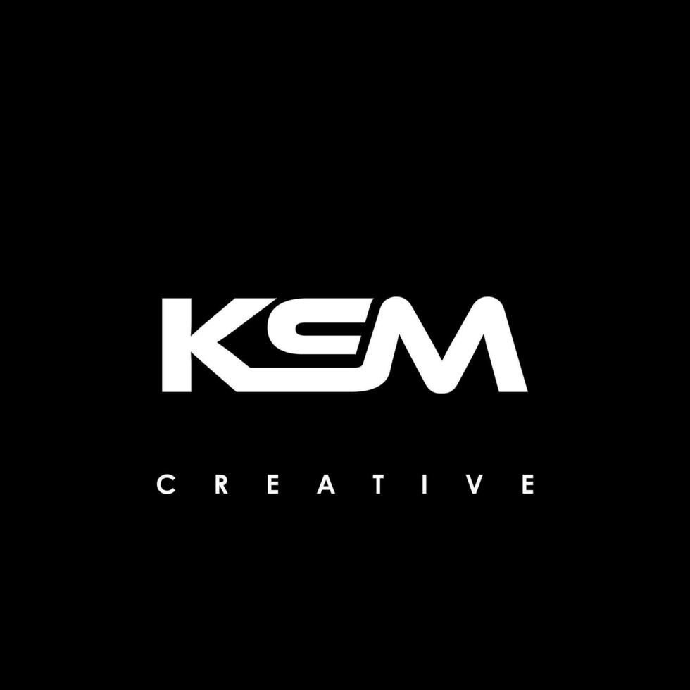 ksm lettre initiale logo conception modèle vecteur illustration