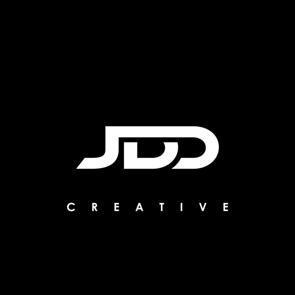 jdd lettre initiale logo conception modèle vecteur illustration