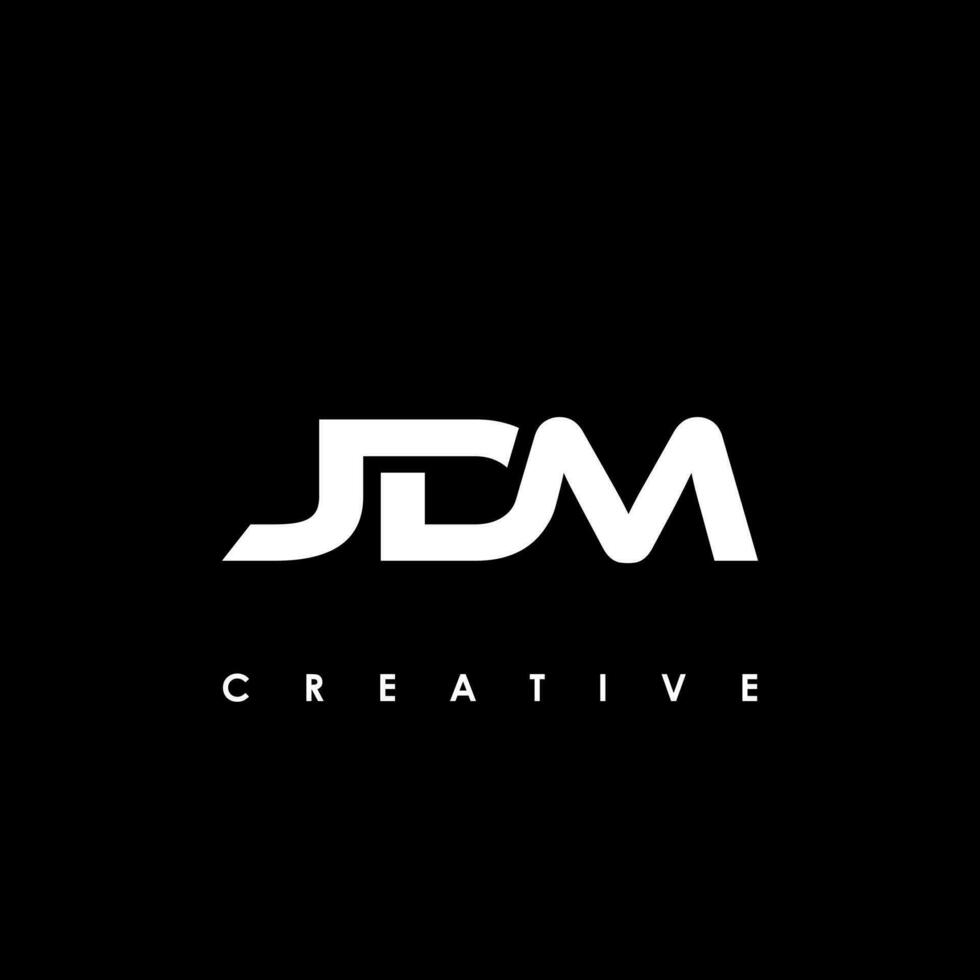 jdm lettre initiale logo conception modèle vecteur illustration