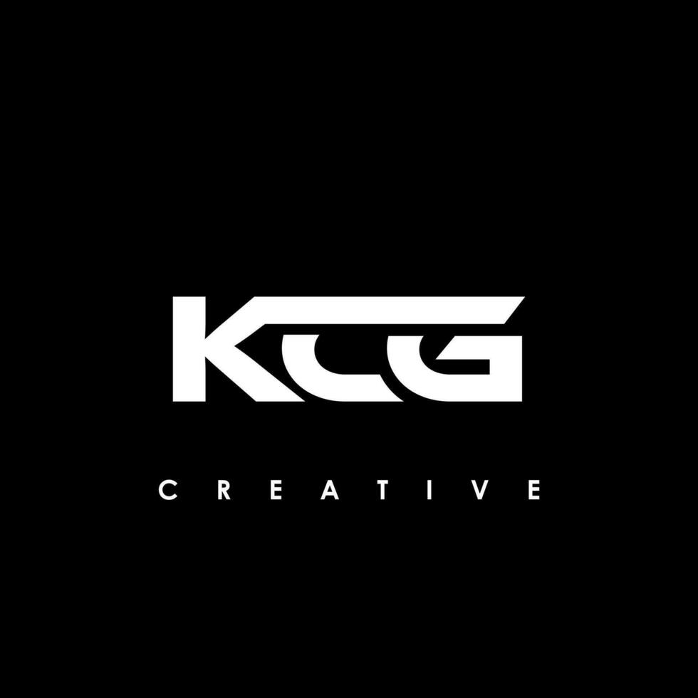 kcg lettre initiale logo conception modèle vecteur illustration