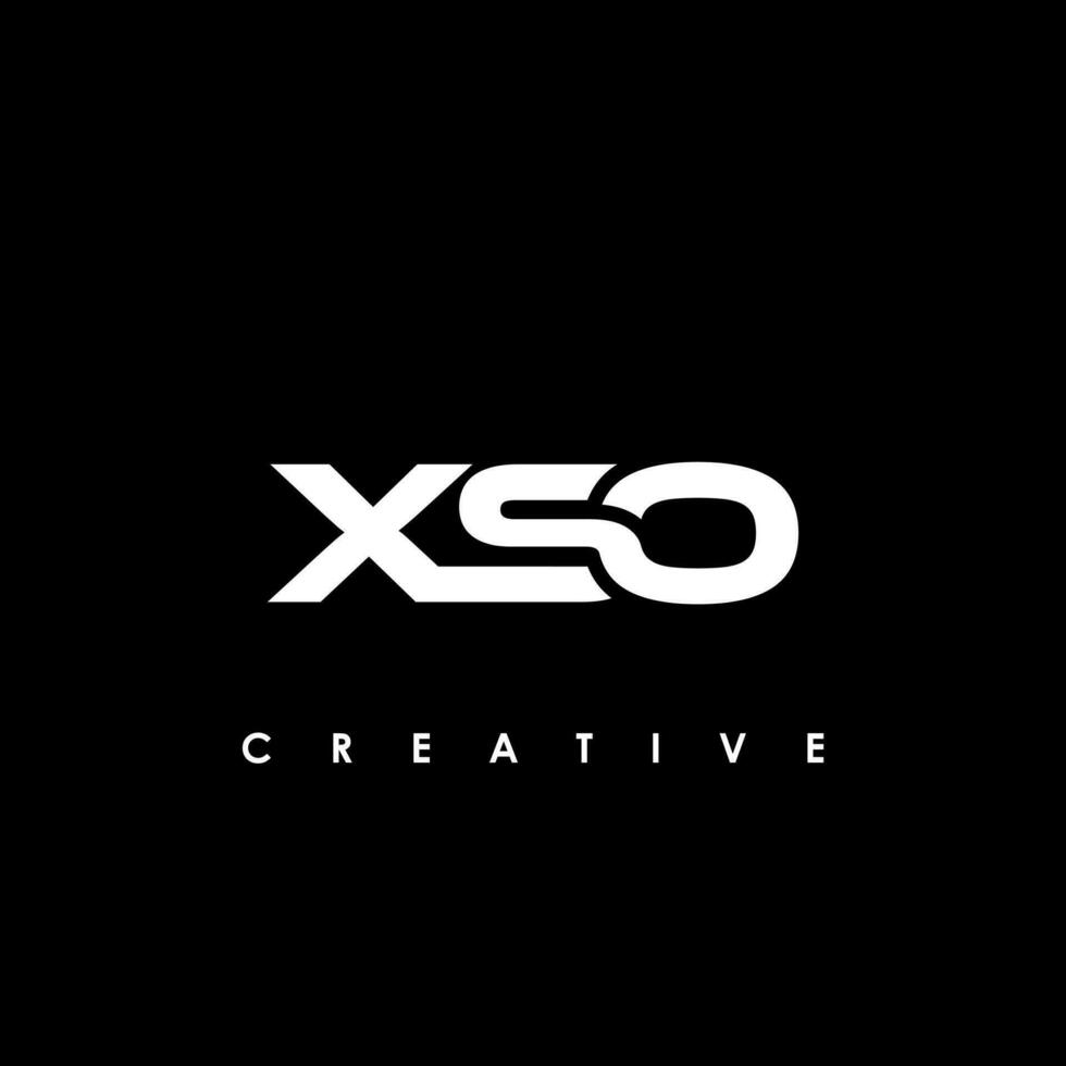 xso lettre initiale logo conception modèle vecteur illustration