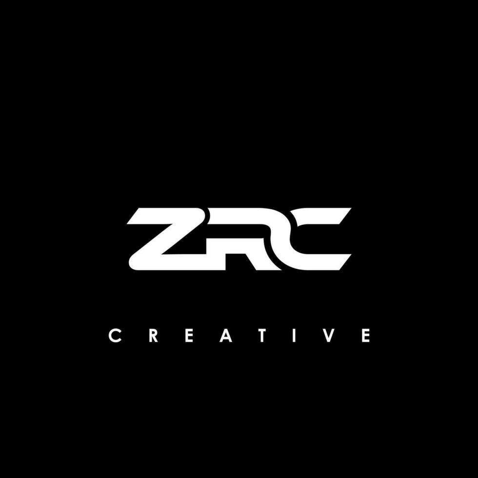 ZRC lettre initiale logo conception modèle vecteur illustration