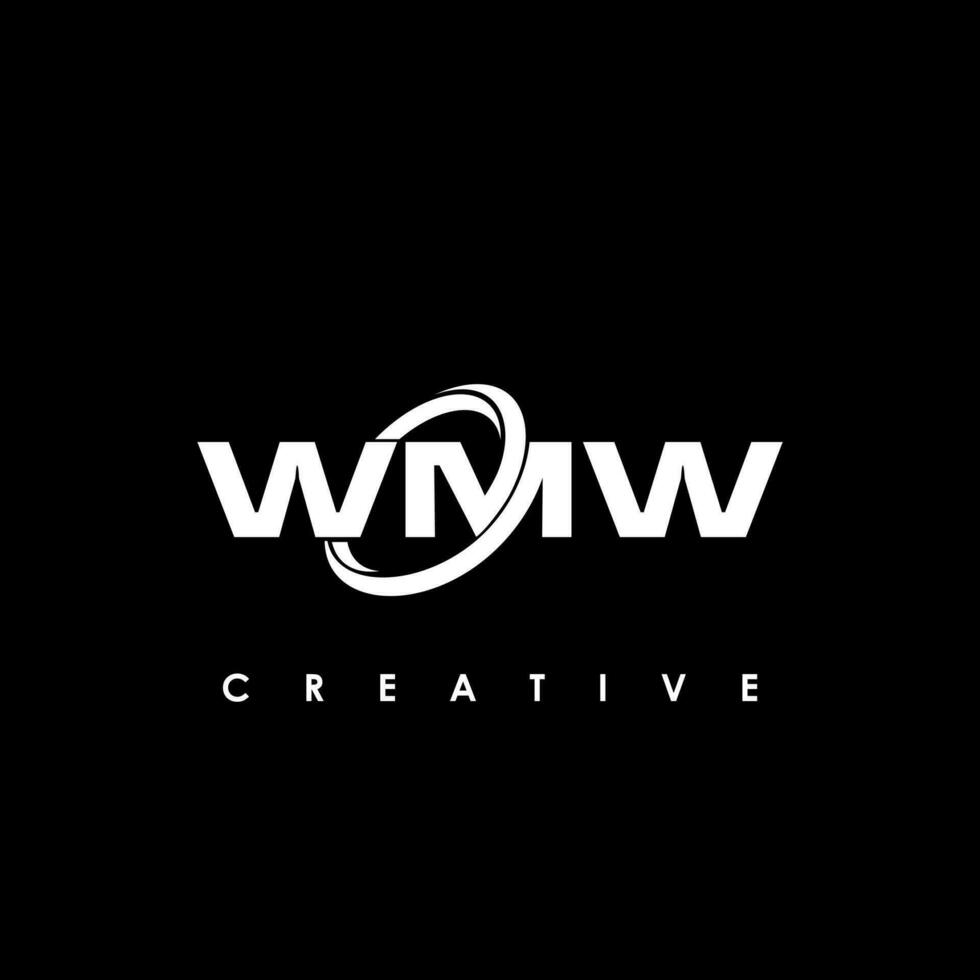 wmw lettre initiale logo conception modèle vecteur illustration