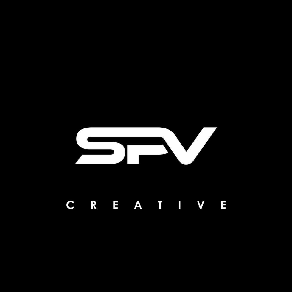 spv lettre initiale logo conception modèle vecteur illustration