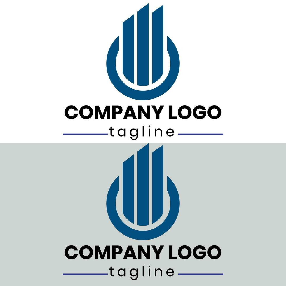 réel Etat logo conception pour commercial utilisation logo conception vecteur