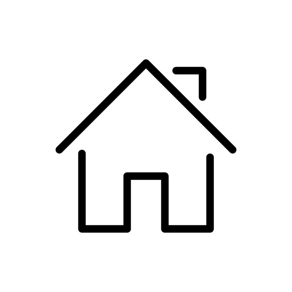 Accueil icône vecteur. maison illustration signe. chalet symbole. cabane logo. vecteur