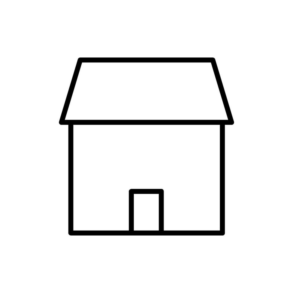 Accueil icône vecteur. maison illustration signe. chalet symbole. cabane logo. vecteur