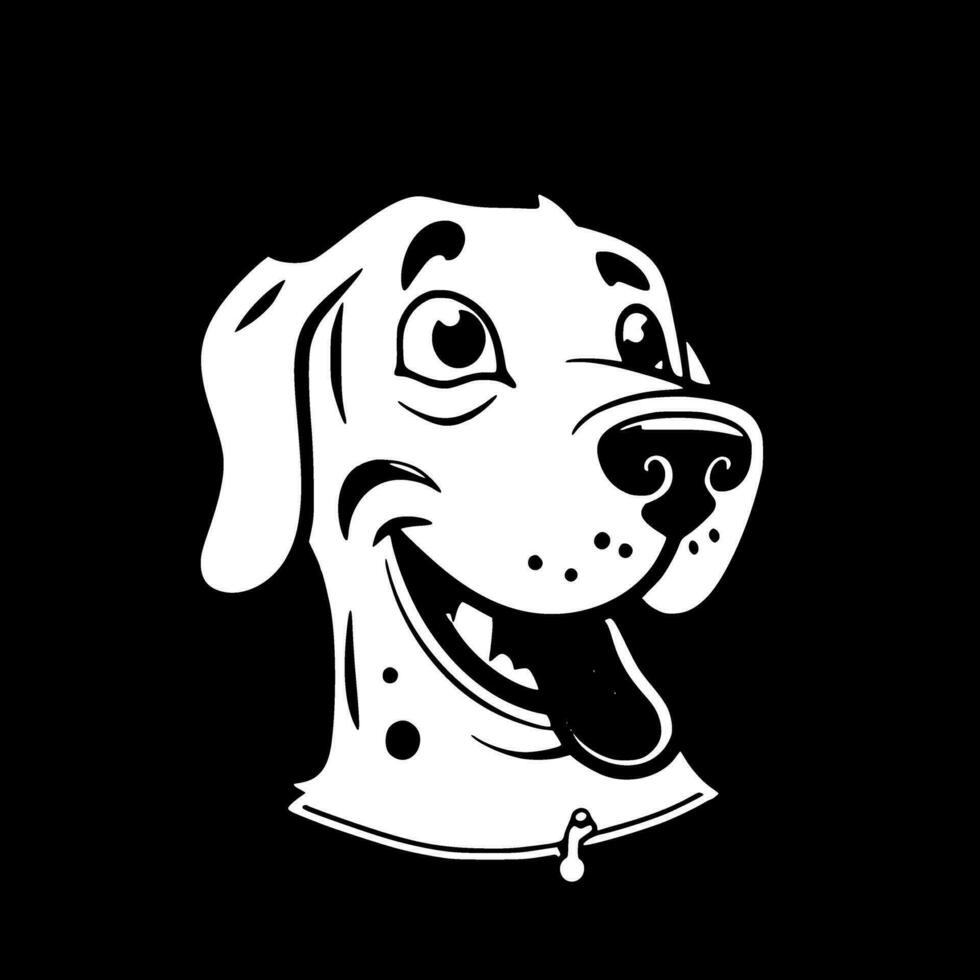 dalmatien - minimaliste et plat logo - vecteur illustration