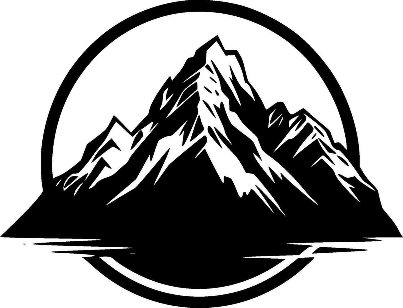 montagnes - haute qualité vecteur logo - vecteur illustration idéal pour T-shirt graphique