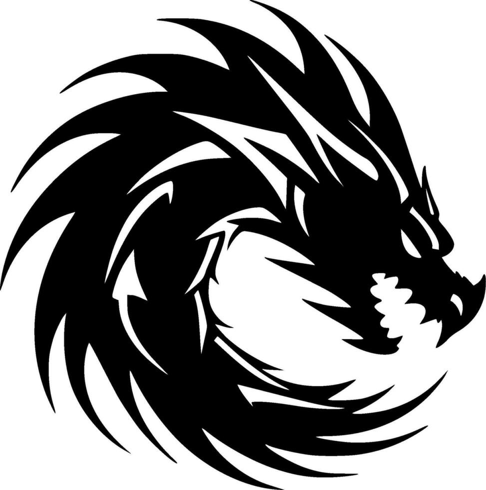 dragon - haute qualité vecteur logo - vecteur illustration idéal pour T-shirt graphique