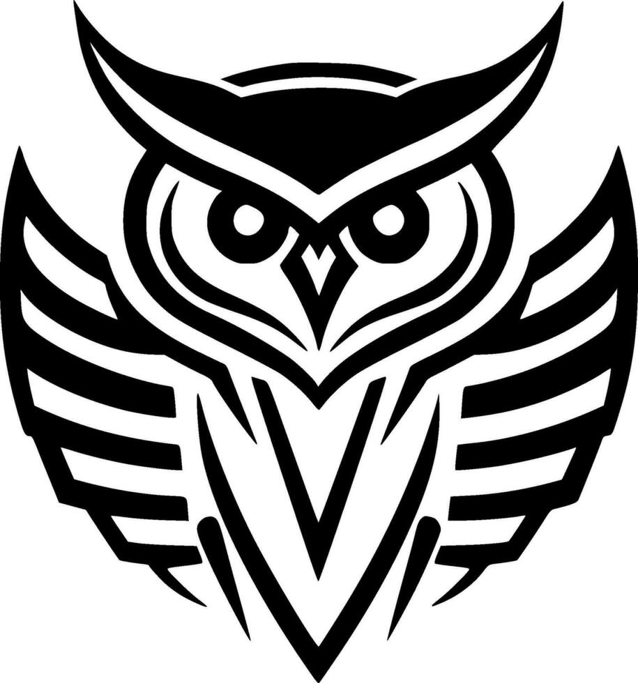 hibou - haute qualité vecteur logo - vecteur illustration idéal pour T-shirt graphique