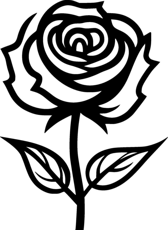 Rose - haute qualité vecteur logo - vecteur illustration idéal pour T-shirt graphique