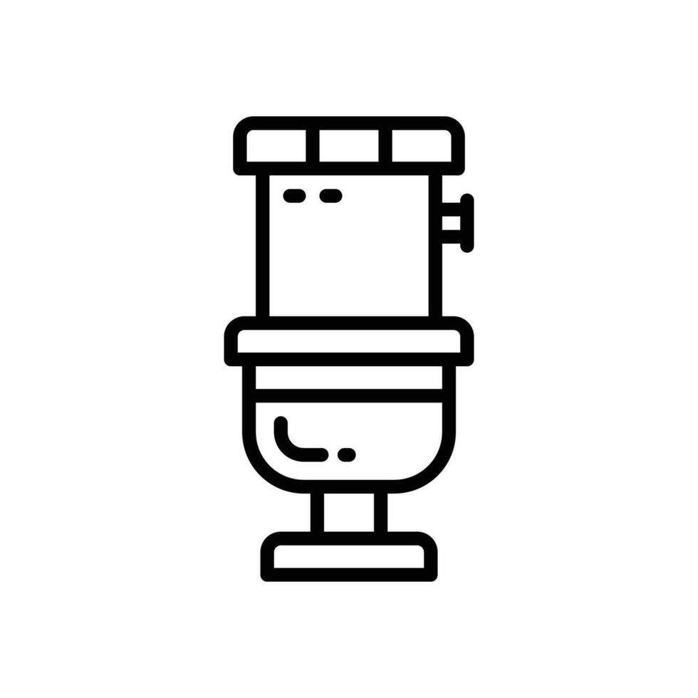 toilette icône. vecteur ligne icône pour votre site Internet, mobile, présentation, et logo conception.