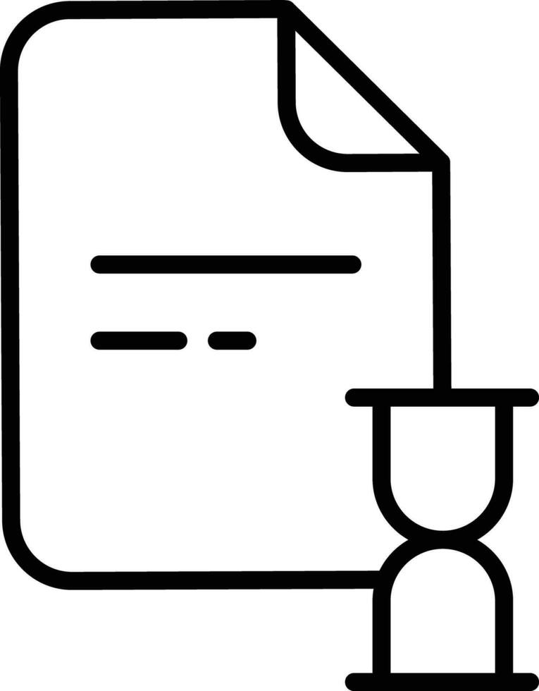 chargement fichier contour vecteur illustration icône