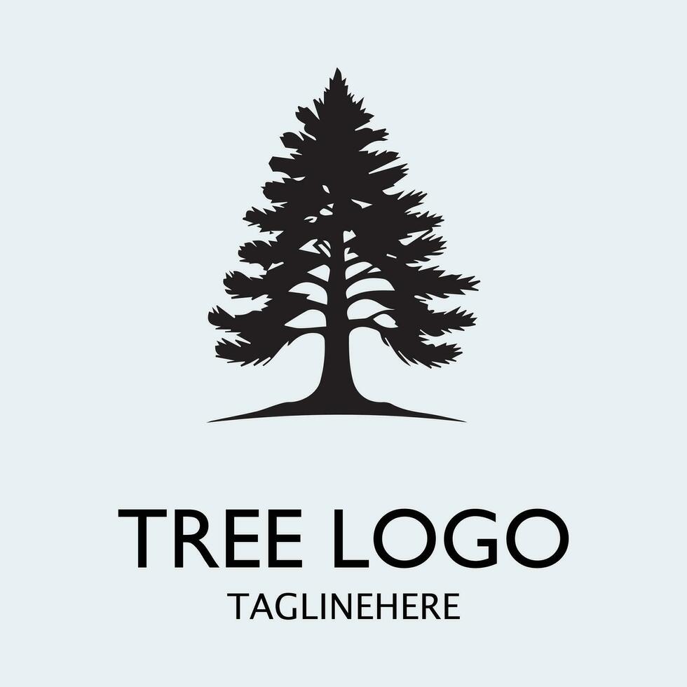arbre logo conception vecteur