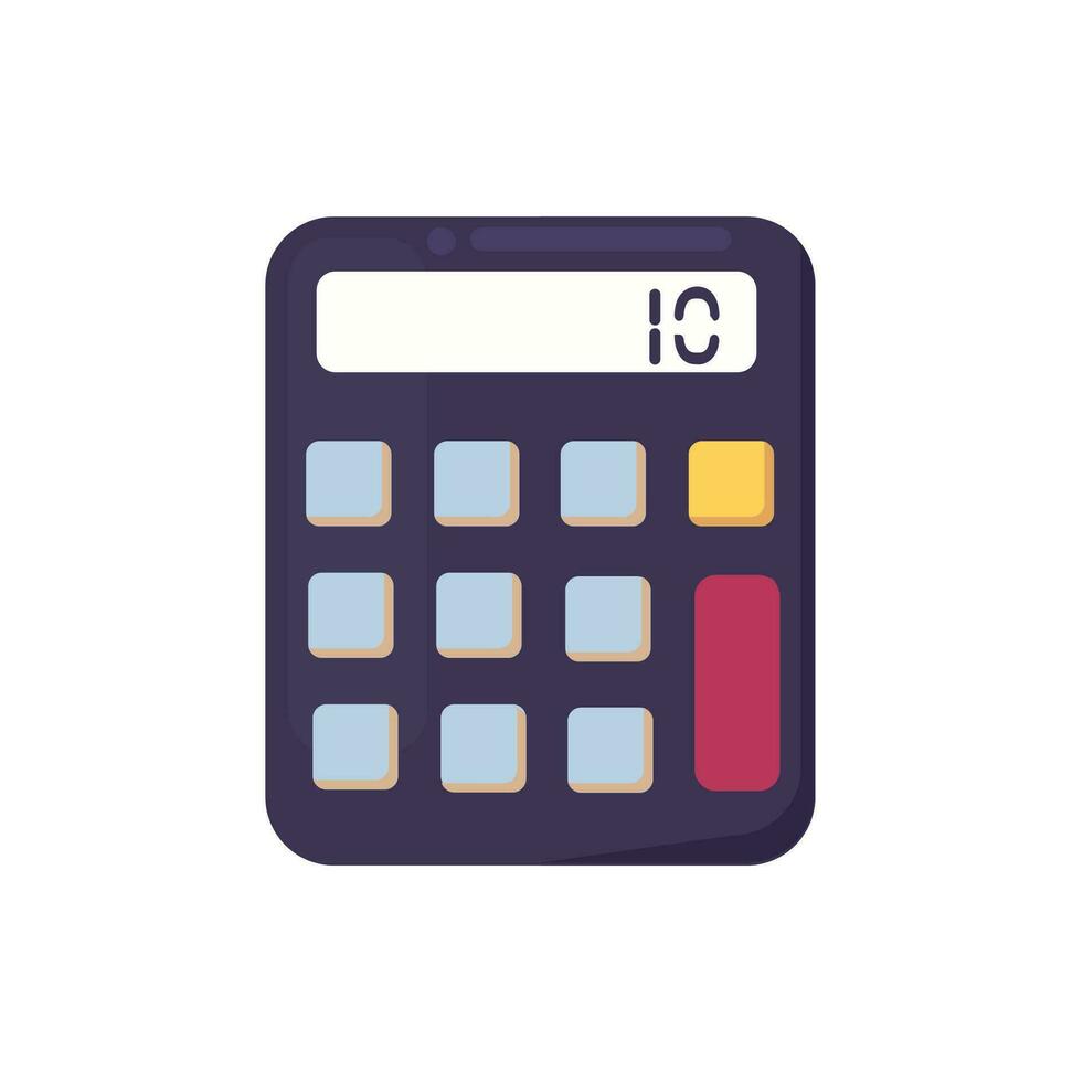 calculatrice icône clipart avatar logotype isolé vecteur illustration