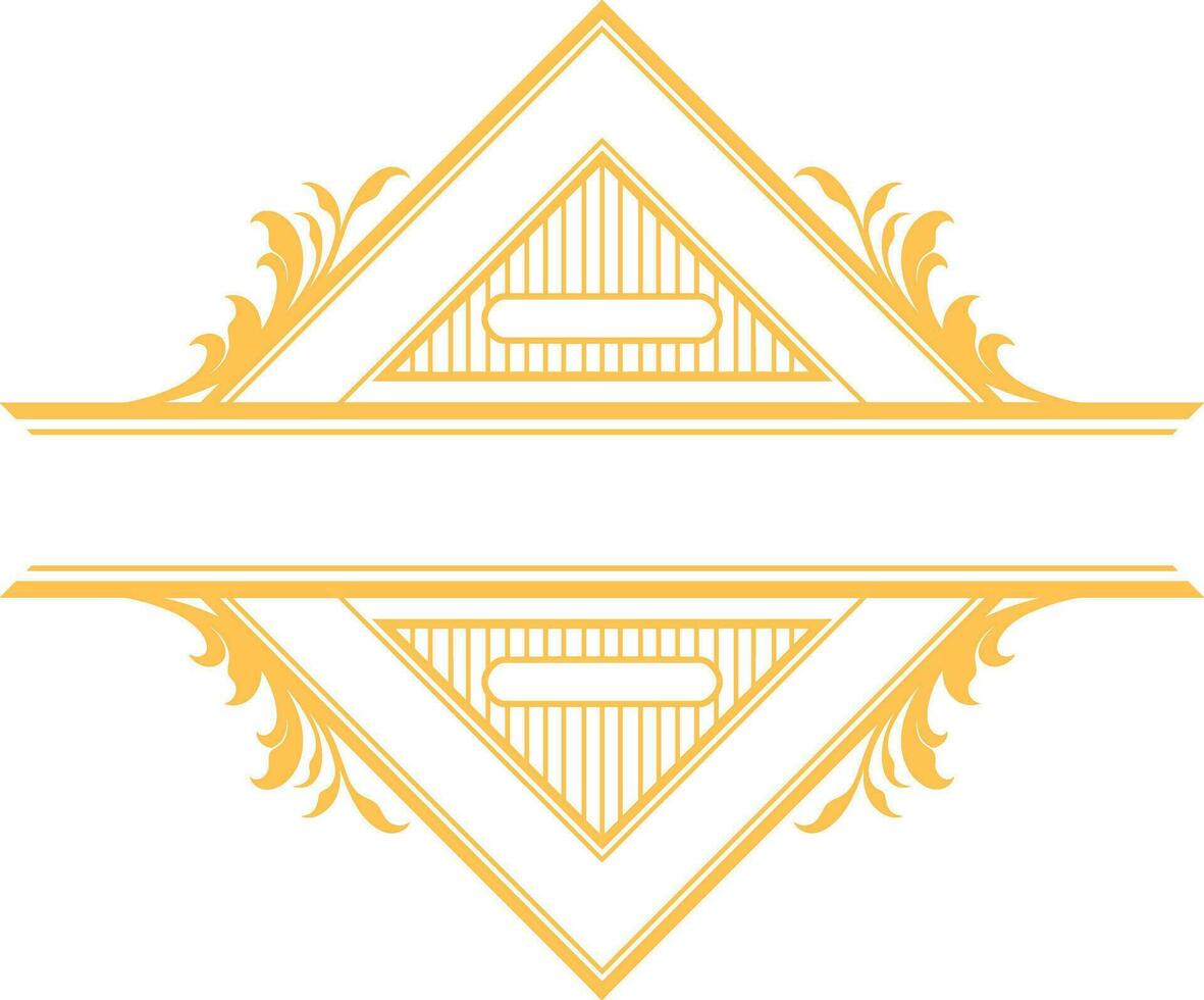 ancien Royal luxe victorien ornemental logo vecteur