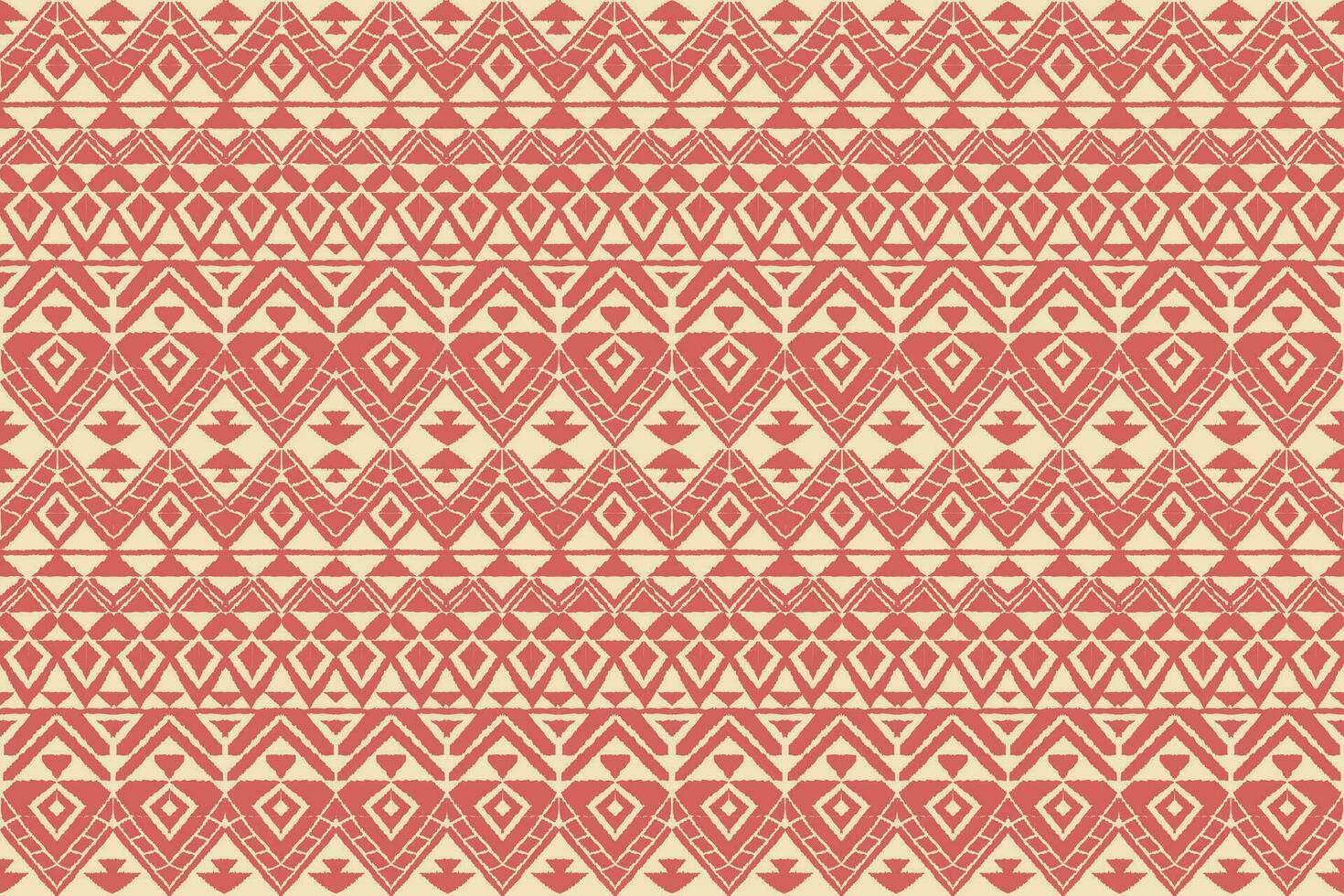 moderne ikat géométrique folklore ornement avec diamants. tribal ethnique vecteur texture. sans couture rayé modèle dans aztèque style. populaire broderie. Indien. scandinave. gitan. africain tapis.