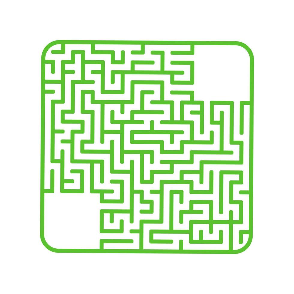 labyrinthe abstrait. jeu pour les enfants. casse-tête pour les enfants. énigme du labyrinthe. illustration vectorielle de couleur. vecteur
