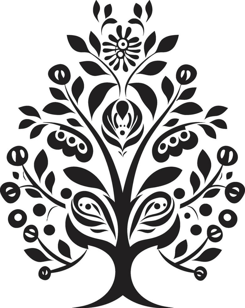 culturel Floraison ethnique floral vecteur logo icône patrimoine pétales décoratif ethnique floral conception