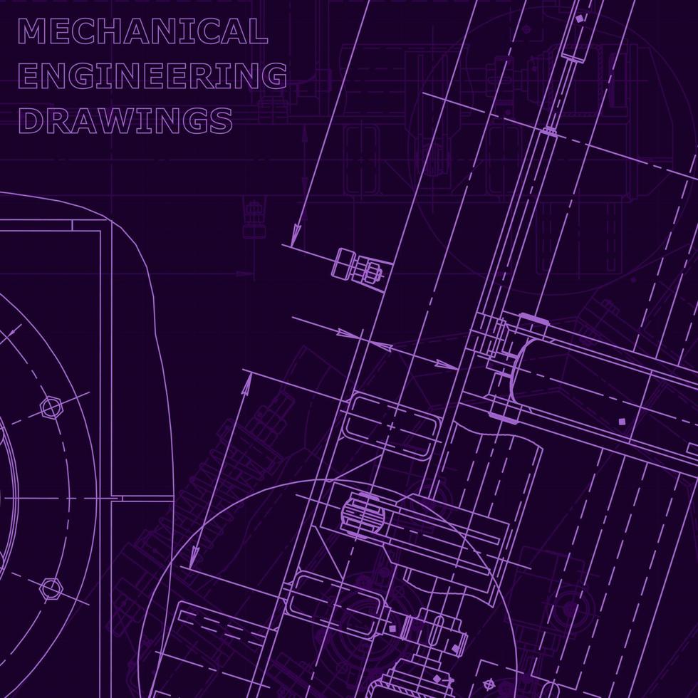 plan, croquis. illustration d'ingénierie vectorielle. couverture, flyer, bannière vecteur