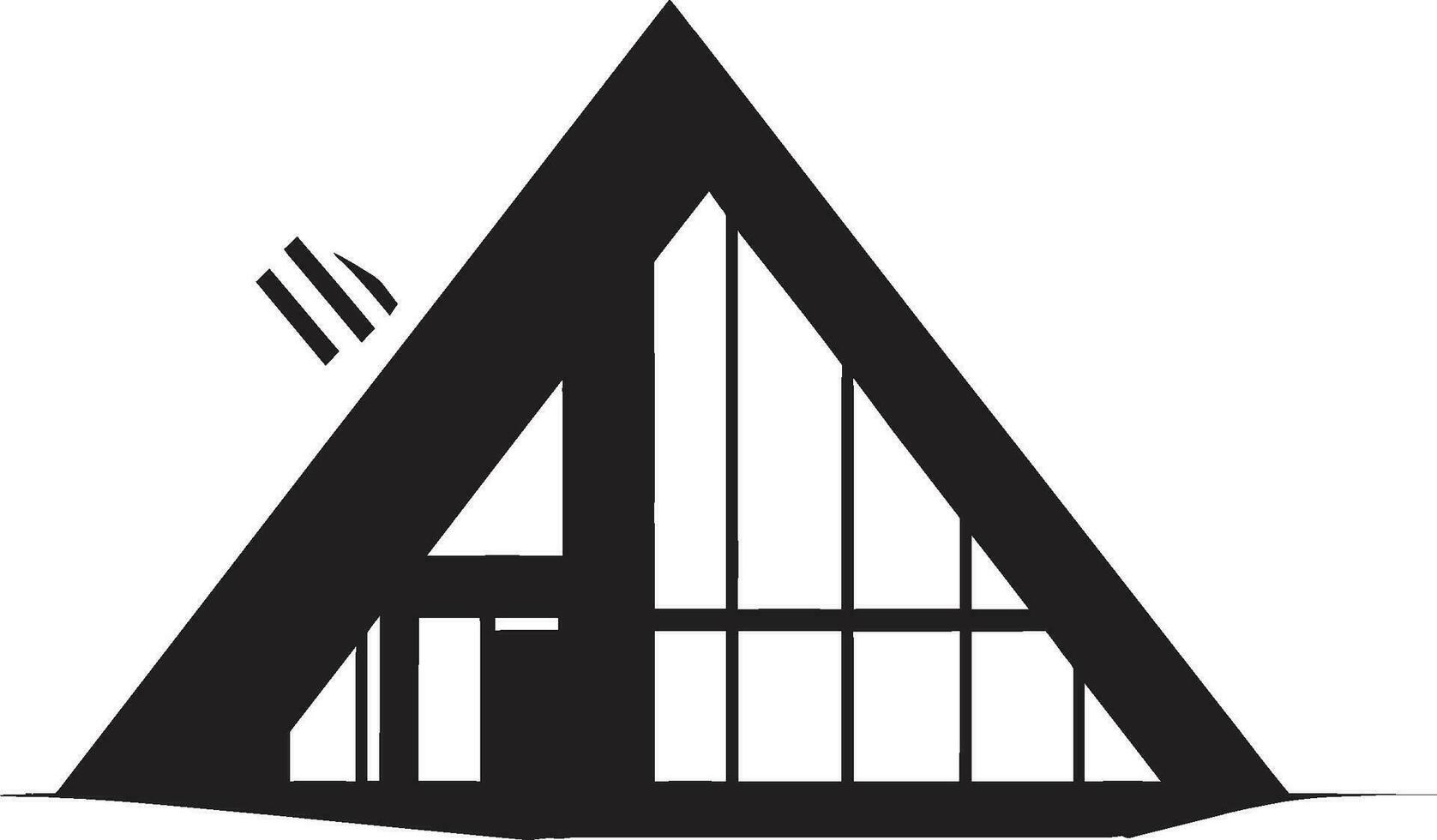 contemporain habitation icône minimal maison vecteur emblème soigné résidence symbole maison conception vecteur logo