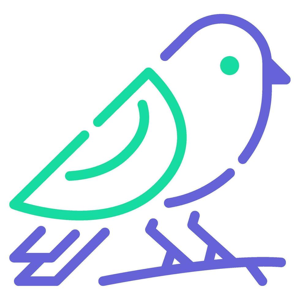 oiseau icône illustration pour la toile, application, infographie, etc vecteur