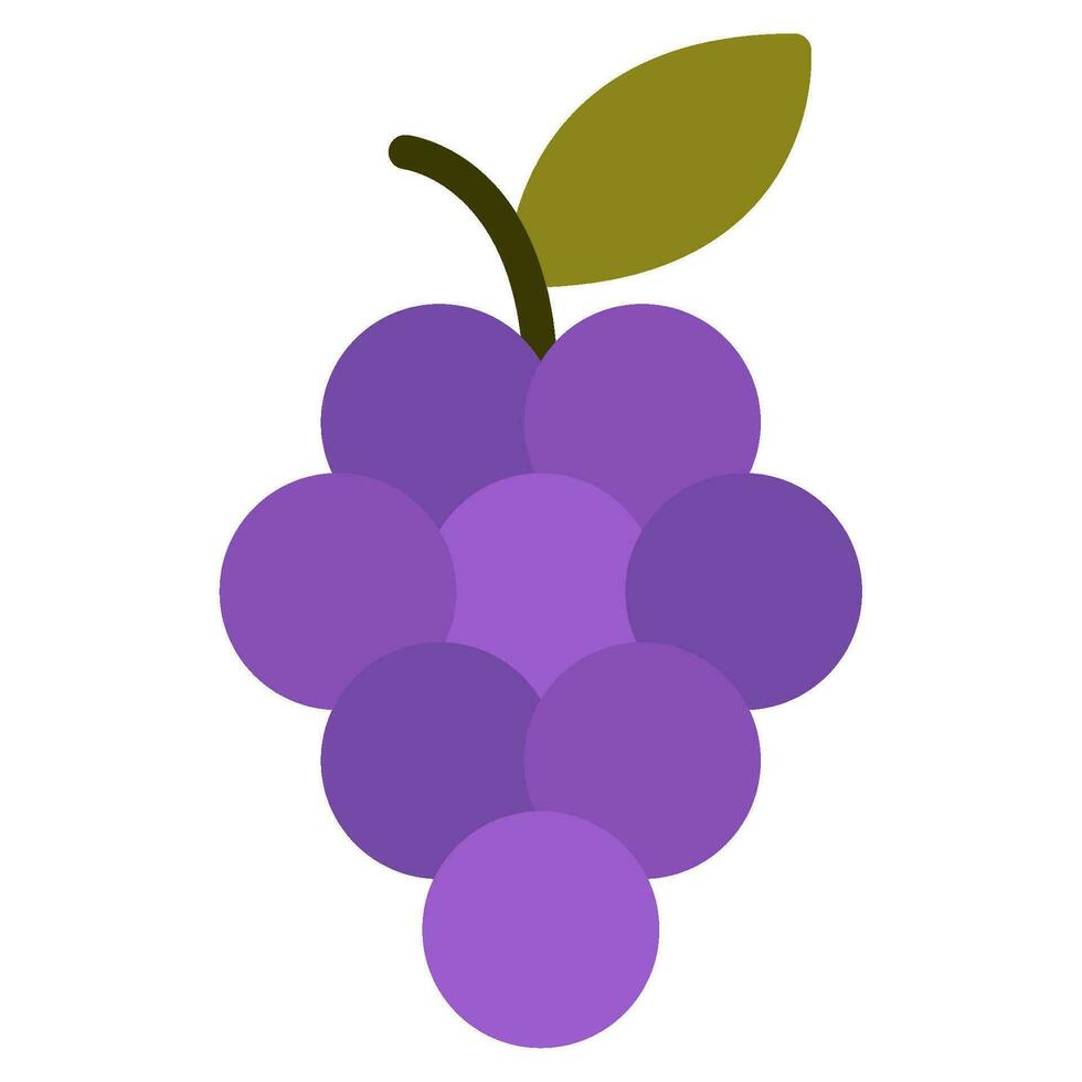 les raisins icône illustration pour la toile, application, infographie, etc vecteur