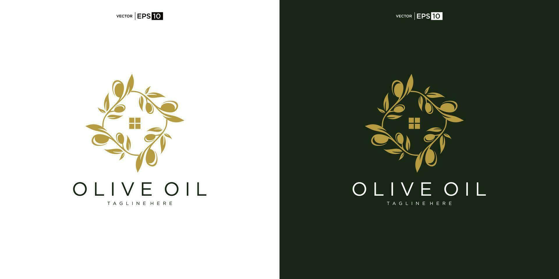 olive logo icône conception modèle plat. Naturel supplémentaire vierge huile. beauté, cosmétique vecteur